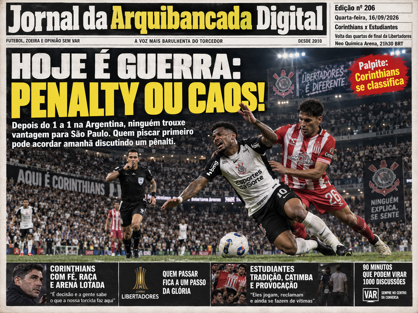 Corinthians x Estudiantes, Copa Libertadores 2026